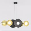 EMIBIG 1483/6 VOLUM 6 BL GOLD Lampa wisząca