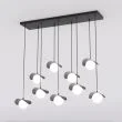 EMIBIG 1490/9 RITUAL 9 BLACK Lampa wisząca