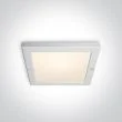 ONE LIGHT 62018AF/W/W Dolo biały plafon LED IP40 3000K 18W