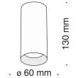 MAYTONI C010CL-01B Ceiling & Wall Focus Ceiling Lamp Black