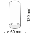 MAYTONI C010CL-01B Ceiling & Wall Focus Ceiling Lamp Black