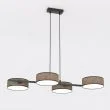 EMIBIG 1563/4 DRUMZ 4 BROWN Lampa wisząca
