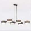 EMIBIG 1563/6 DRUMZ 6 BROWN Lampa wisząca