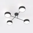 EMIBIG 1568/4 MAGA 4 BLACK Lampa sufitowa