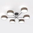 EMIBIG 1569/6 MAGA 6 BROWN Lampa sufitowa
