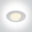 ONE LIGHT 10107UV/W Tala biała wpuszczana oprawa typu downlight SMD LED UGR19 IP44 z regulacją CCT 3000K-4000K-6000K 7W