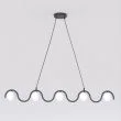 EMIBIG 1582/5 SINUS BL OPAL Lampa wisząca