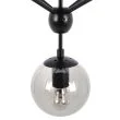 King Home MD10230-15 Lampa wisząca PLANETARIO 15 czarna - klosze dymione