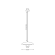 EMIBIG 1603/1 SKIN 1 BLACK Lampa wisząca