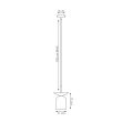 EMIBIG 1612/1 EGO 1 BL MOKKA Lampa wisząca