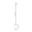 EMIBIG 1613/1 EGO 1 BL WHITE Lampa wisząca