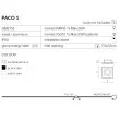 AZZARDO GM2103-WH / AZ0796 Paco 1 (white) Oczko sufitowe