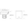 ONE LIGHT 68074A/B/W Stavri czarny wpust ścienny LED 3000K 2W 700mA IP65