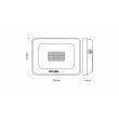 LED LABS 17-0000-06 Naświetlacz LED DRAGO 200W NW IP65 SLIM