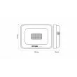 LED LABS 17-0000-09 Naświetlacz LED DRAGO 30W NW IP65 SLIM