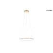MOOSEE MSE1501100155 lampa wisząca RING SLIM 40 złota