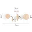 EMIBIG 174/4 LAMPA SUFITOWA ZITA 4 WHITE