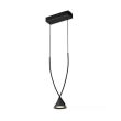 Step into design ST-1758 Lampa wisząca MIA LED czarna 15,5 cm