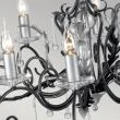 ELSTEAD AMARILLI AML10 BLK/SILVER 10Lt Chandelier