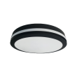 MILAGRO EKP0474 Plafon Marlon 12W 4000K Czarny IP54