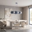 EMIBIG 1827/6 UMBRA 6 DUSTY BLUE Lampa wisząca