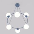 EMIBIG 1830/6 AZURA 6 DUSTY BLUE OPAL Lampa wisząca