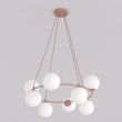 EMIBIG 1831/8 AZURA 8 CORAL OPAL Lampa wisząca