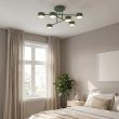 EMIBIG 1841/6 HALO 6 OLIVE GREEN Lampa sufitowa