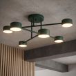 EMIBIG 1841/6 HALO 6 OLIVE GREEN Lampa sufitowa