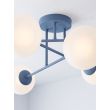 EMIBIG 1845/6 ROMA 6 DUSTY BLUE OPAL Lampa sufitowa