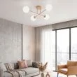 EMIBIG 1846/4 ROMA 4 CORAL OPAL Lampa sufitowa