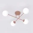 EMIBIG 1846/4 ROMA 4 CORAL OPAL Lampa sufitowa
