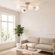 EMIBIG 1846/4 ROMA 4 CORAL OPAL Lampa sufitowa