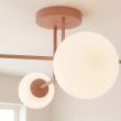 EMIBIG 1846/4 ROMA 4 CORAL OPAL Lampa sufitowa