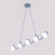 EMIBIG 1848/5 SINUS 5 DUSTY BLUE Lampa wisząca