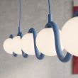 EMIBIG 1848/5 SINUS 5 DUSTY BLUE Lampa wisząca