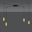 EMIBIG 526/4 LAMPA WISZĄCA TRAKER 4 BL/GOLD