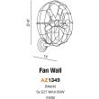 AZZARDO AZ1349 Fan wall