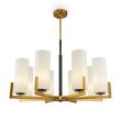 MAYTONI MOD089PL-08BS Modern Fortano Chandelier Brass