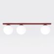 EMIBIG 1713/3 FIT 3 BURGUNDY OPAL Lampa sufitowa