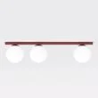 EMIBIG 1713/3 FIT 3 BURGUNDY OPAL Lampa sufitowa