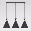 EMIBIG 1682/3 ZERO 3 BLACK LAMPA WISZĄCA