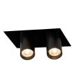 ANTIGO Lampa wpuszczana Yamato 2 - Czarna 7802