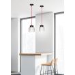 CANDELLUX 50101287 LAMPA WISZĄCA LIVERPOOL I 1 CZERWONY 90x14,5x0