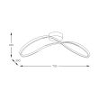 ZUMALINE 19600C-BK ERDA LAMPA SUFITOWA CZARNA/BLACK