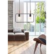 CANDELLUX 32-73518 FRAME LAMPA WISZĄCA 2X60W E27 CZARNY