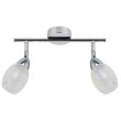 CANDELLUX 92-67579 RICO LISTWA 2X6W LED SMD GŁÓWKA OKRĄGŁA 1E Z PRZEGUBEM KD SYSTEM KLOSZ WYMIENNY CHROM/BEZBARWNY