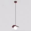 EMIBIG 1761/1 FLORA 1 BURGUNDY OPAL Lampa wisząca