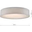 DAR CIE4815 CIERRO 6LT 80CM FLUSH IVORY