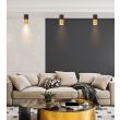 CANDELLUX 2281728 LAMPA SUFITOWA TUBA 1X15W GU10 5,8/12 CZARNO ZŁOTA